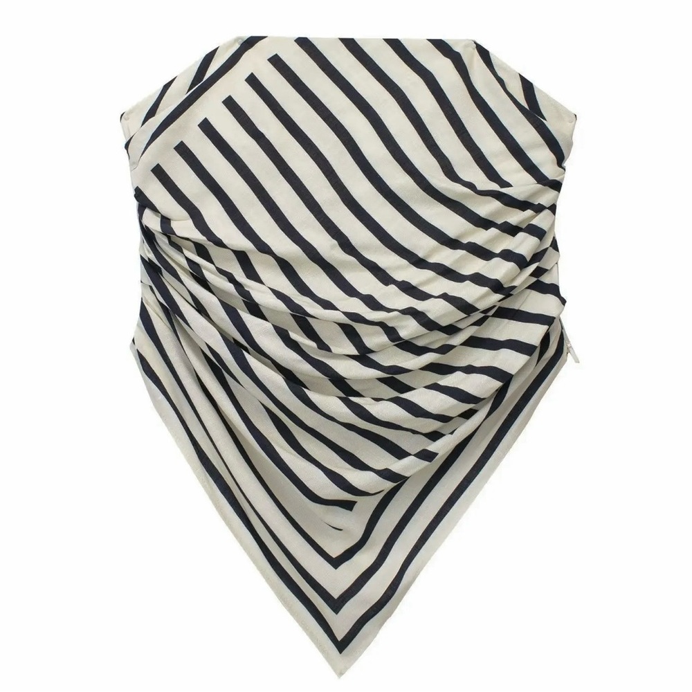Zara Strapless Handkerchief Top